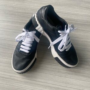 Puma Black and White Sneakers